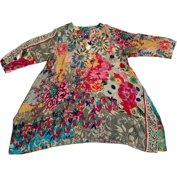 NWT Johnny Was Silk Blouse - Picture 7 of 7